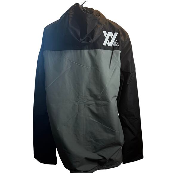 Dixxon Gray and Black Tech Windbreaker Jacket, Men's Size Large Tall, NWT - Picture 10 of 11